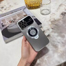 曼爾【音量防塵孔】適用蘋果16手機(jī)殼iPhone16promax磁吸大視窗一體支架殼ip15鏡頭膜全包保護(hù)套14pm 【沙漠色鈦金屬】全新磁吸支架-解放雙手-不粘指紋 iPhone 16 Pro Ma 曬單實拍圖