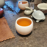 鈺銓龍門冰種潤白龍蛋主人杯 高檔德化冰種玉瓷手工厚重壓手主人杯不倒杯 冰種素燒潤白龍蛋不倒杯130ml1只 曬單實拍圖