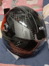 LS2摩托车头盔12K超轻碳纤维全盔蓝牙槽机车安全帽四季FF396 12K灰频率（单镜片） 3XL（建议62-63头围） 实拍图