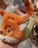 迪士尼（Disney）毛絨玩具手環(huán)公仔玩偶兒童生日禮物女 瘋狂動物城尼克狐貍啪啪圈 曬單實拍圖
