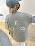 FPAlogo大印花運動(dòng)短袖夏季新款百搭寬松休閑情侶白色半袖t恤男 花灰色 S 曬單實(shí)拍圖