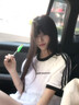 不一樣的網(wǎng)紅2025夏季情侶裝夏裝一男一女套裝簡約純棉短袖 白色男 M 曬單實(shí)拍圖