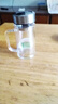 高硼硅雙層加厚茶水分離辦公杯大容量泡茶杯把手雙層加厚茶杯硬厚 鋼蓋辦公杯 400ml 1只 曬單實(shí)拍圖
