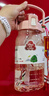 希樂水杯大容量運動吸管杯男女夏季網(wǎng)紅吸管杯tritan材質(zhì)1.5L蓮花紅 曬單實拍圖