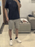 雅戈?duì)枺╕OUNGOR）短袖T恤男圓領(lǐng)澳盛棉雙面平紋液氨整理柔軟舒適2025商場(chǎng)同款 藏青YSPC510409FYA L （推薦135-150斤） 曬單實(shí)拍圖