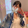 BIBK德國空調(diào)披肩大方巾2025夏季新款空調(diào)房披肩防曬絲巾春秋亞麻圍巾 藍(lán)色-013 130*130cm 曬單實(shí)拍圖