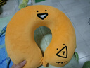名創(chuàng)優(yōu)品（MINISO）文具君系列U型枕記憶棉頸枕臥室辦公室午睡枕毛絨靠枕 果凍君 曬單實拍圖