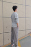 吉普（JEEP）【冰絲薄款】潮牌運動褲子男士休閑褲哈倫褲男夏季褲子束腳褲男裝 曬單實拍圖