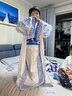 敖丙衣服套裝演出服 魔童降世同款表演演出服 敖丙服套裝（八套裝） 140 曬單實(shí)拍圖