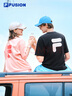 斐樂（FILA）FUSION潮牌情侶多彩短袖T恤2025新款男女短T時尚大logo夏季短袖 正黑色-BK XL 180/100A 【寬松版型】 曬單實(shí)拍圖