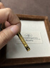 墨者善石黃金項鏈如意金箍棒足金編繩吊墜實用七夕生日禮物女生送女友男友 如意金箍棒吊墜 金重約1.99g 曬單實拍圖