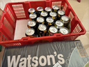 屈臣氏（Watsons）蘇打汽水混合系列 買20罐黑罐送4罐檸檬草 氣泡飲料330mL*24罐 曬單實(shí)拍圖