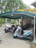 戶(hù)外遮陽(yáng)棚停車(chē)棚雨棚酒席帳篷擺攤防曬防雨養殖大棚大排檔門(mén)面 墨綠色 3米寬X3米長(cháng)（4加厚腳） 曬單實(shí)拍圖