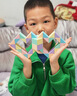 點(diǎn)盛兒童百變魔尺24段-240段節(jié)可選全套變形超長幼兒園小學(xué)生益智玩具 彩虹魔尺（96段） 曬單實(shí)拍圖