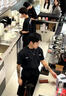 續(xù)印奶茶店純棉t恤定制印logo餐飲工作服夏季火鍋飯店服務(wù)員圓領(lǐng)工裝 DC-2401圓領(lǐng)T恤短袖 黑色 L 曬單實拍圖