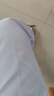 冀衡護士服短款分體套裝長袖短袖立領(lǐng)白大褂修身護士褲口腔牙科工作服 娃娃領(lǐng)白色短袖（單件上衣） 2XL （135-150斤） 曬單實拍圖