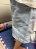 小豬班納兒童夏裝牛仔短褲男女童2025夏季新款涼爽耐磨時髦速干褲子童裝 【夏日薄款蝴蝶結(jié)短褲】淺藍 120 【推薦37-45斤】 曬單實拍圖
