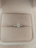 MoLi18K金培育鉆石求婚戒指女1克拉50分河南人工造合成鉆戒鉑金pt950 鉑金60分培育DVVS上海IGI證禮盒 曬單實(shí)拍圖