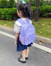 迪士尼（disney）幼兒園書包兒童女孩可愛超輕高顏值透氣大容量雙肩包背包  冰雪紫 曬單實拍圖