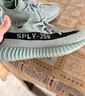 阿迪達斯Yeezy350灰湖綠夏日透氣椰子男女休閑鞋HQ2060 42.5 曬單實拍圖