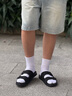 公羊拖鞋男真皮高端一字拖耐磨防滑頭層牛皮涼拖夏季沙灘鞋 黑色  44  曬單實拍圖