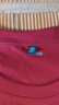 名創(chuàng)優(yōu)品（MINISO）純棉短袖t恤男夏季新款休閑圓領(lǐng)男生寬松半袖潮牌體恤 酒紅 2XL 曬單實(shí)拍圖