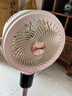 美的（Midea）電風(fēng)扇空氣循環(huán)扇暴風(fēng)驅(qū)蚊落地扇家用大風(fēng)力輕音凈化扇 暖灰【驅(qū)蚊款】雙重抗菌+智能語(yǔ)音+10米送風(fēng) 曬單實(shí)拍圖