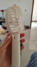桌面小風(fēng)扇 手持風(fēng)扇便攜式風(fēng)扇 USB充電式小電扇便攜式小風(fēng)扇 戶(hù)外創(chuàng  )意手壓風(fēng)扇兒童手持 手持小風(fēng)扇三檔可調--象牙白 1個(gè) 曬單實(shí)拍圖