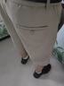 吉普（JEEP）美國正品高端冰絲彈力休閑短褲男士夏季新款寬松簡約直筒五分中褲 卡其色【官方正品】 XL 【適合145斤左右】 曬單實(shí)拍圖