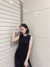 夢特嬌莫代爾棉背心女西裝內(nèi)搭吊帶內(nèi)衣白色寬肩無袖上衣夏季薄款打底衫 常規(guī)款-星夜黑 L 【建議110-125斤】 曬單實(shí)拍圖