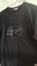 森馬（Semir）短袖T恤男裝熊貓國風(fēng)印花刺繡2025夏季新款涼感t寬松潮流上衣 黑色90001 L 曬單實(shí)拍圖