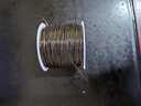 珍珠雨透明水晶彈力線松緊繩線繩串珠線穿串佛珠手串手鏈線材配件配飾 咖啡色 直徑1.0mm(一卷50米) 曬單實(shí)拍圖