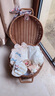 蘭咖小熊（Lan Ka xiao xiong）初生嬰兒禮盒新生兒衣服套裝剛出生滿月寶寶見面禮物高端嬰兒禮盒 韓系公主短袖款一 66cm(3-6個月寶寶) 曬單實拍圖