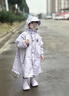 lemonkid兒童雨鞋男女童雨靴防水防滑小孩上學(xué)水鞋 薄砂紫 38 曬單實(shí)拍圖
