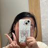 圣圖朗彩銀煙花蝴蝶適用iPhone16華為mate70蘋(píng)果15PromAX手機殼14plus小米13高級感12磨砂女11防摔保護套 彩銀白-蝴蝶小貓 iPhone 14 曬單實(shí)拍圖