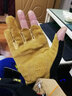 MECHANIX WEAR Framer超級技師露三指真皮防護路亞攝影露營(yíng)徒步手套工作騎行LFR 棕黃色 M 曬單實(shí)拍圖