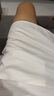 羅蒙（ROMON）男士夏季薄款褲子2025新款短褲男款歐貨中褲潮流透氣速干沙灘褲潮 白色 XL 建議135-150斤 曬單實(shí)拍圖
