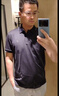 FILA 領(lǐng)航POLO|斐樂官方男裝針織短袖POLO衫2025夏季新款商務(wù)休閑上衣 傳奇藍-NV XL 180/100A/XL 曬單實拍圖