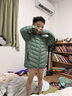 迪卡儂兒童輕薄羽絨服男女童羽絨衣童裝裝外套 綠色 XS /123-130cm 7-8歲 曬單實拍圖