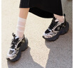 MLB鞋子男女賽博老爹鞋張凌赫明星同款25春新款3ASHWD15N-50BKS-230 曬單實拍圖