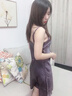 天蠶100%真絲睡裙女士夏季桑蠶絲絲綢夏天大碼性感高級感吊帶女生睡衣 紫灰色 XL 建議110-125斤 曬單實(shí)拍圖