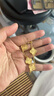 夢可飾越南沙金四葉草手鏈女仿真金幸運草手環(huán)轉運珠兔子手鏈送女友禮物 幸運四葉草手鏈 曬單實拍圖