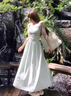 沐霓 露背連衣裙 女2025夏季法式吊帶度假風(fēng)性感沙灘裙多巴胺收腰長(zhǎng)裙 海邊出片連衣裙 M 曬單實(shí)拍圖
