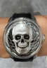 真樂(lè)時(shí)（Lucky Harvey）手表工藝大師古事重跡骷髏skull系列機(jī)械動(dòng)偶男士腕表生日禮物 曬單實(shí)拍圖