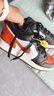 Jordan七夕禮物女休閑鞋AJ1小扣碎 JORDAN 1運(yùn)動(dòng)鞋553560-081黑白橙39 曬單實(shí)拍圖