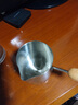 麥舒特304不銹鋼帶刻度咖啡拉花杯熱牛奶防燙加厚潑油迷你小鍋防溢奶鍋 【實(shí)木柄】小號【防溢/帶刻度】 35000cm 曬單實(shí)拍圖
