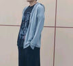 GaKior冰晶原紗薄外套防曬衣女男情侶外套防紫外線(xiàn)涼感透氣可拆卸耐水洗 男款寬松版【灰色】 XL 曬單實(shí)拍圖