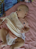 babycare山茶花寶寶爬服春夏連體衣包屁衣新生嬰兒衣服 紫草星夢(mèng) 80cm  曬單實(shí)拍圖