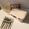 化妝品分區收納包便攜大容量化妝包輕奢高級旅行專(zhuān)用手提式洗漱包 經(jīng)典黑三合一手提手妝包 24*9*17.5cm 曬單實(shí)拍圖