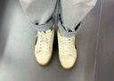 彪馬（PUMA）【厚底鞋】增高小白鞋松糕鞋女子休閑板鞋PLATFORM391942 純白色-黑色-金色-01 38 曬單實拍圖